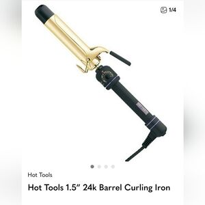 Hot Tools Gold Curling Iron. 1.5"
